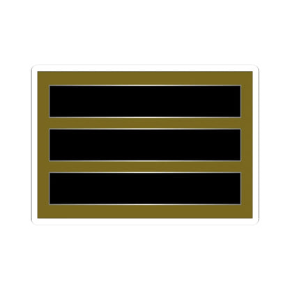 SouthKorea Army OR 3 (Korea) (Military Rank) STICKER Vinyl Kiss-Cut Decal 2 Inch White - The Sticker Space