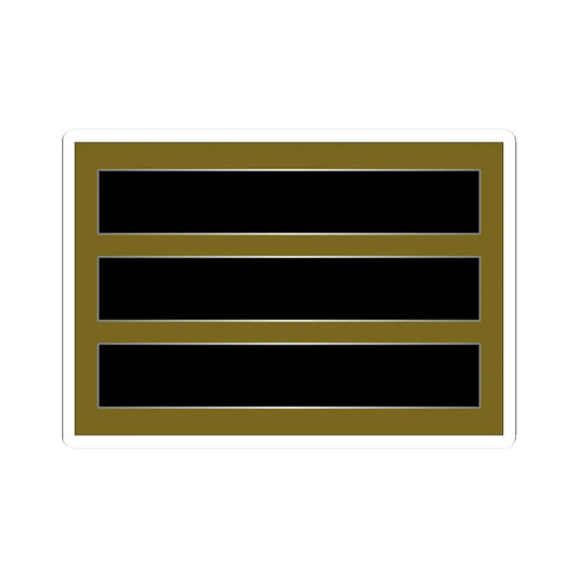 SouthKorea Army OR 3 (Korea) (Military Rank) STICKER Vinyl Kiss-Cut Decal 2 Inch White - The Sticker Space