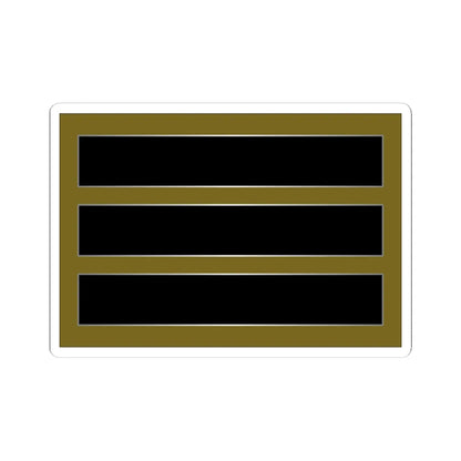 SouthKorea Army OR 3 (Korea) (Military Rank) STICKER Vinyl Kiss-Cut Decal 4 Inch White - The Sticker Space