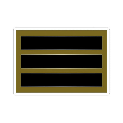 SouthKorea Army OR 3 (Korea) (Military Rank) STICKER Vinyl Kiss-Cut Decal 6 Inch White - The Sticker Space