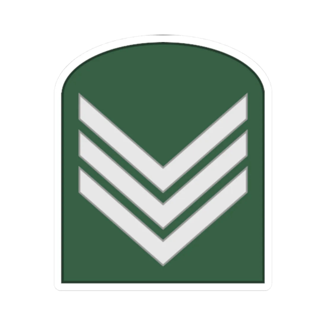 SouthKorea Army OR 4 1954 (Korea) (Military Rank) STICKER Vinyl Kiss-Cut Decal 2 Inch White - The Sticker Space
