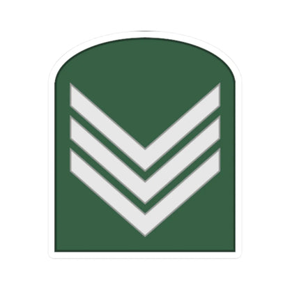 SouthKorea Army OR 4 1954 (Korea) (Military Rank) STICKER Vinyl Kiss-Cut Decal 2 Inch White - The Sticker Space