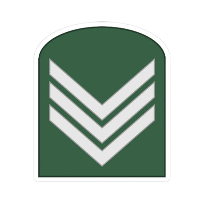 SouthKorea Army OR 4 1954 (Korea) (Military Rank) STICKER Vinyl Kiss-Cut Decal 3 Inch White - The Sticker Space