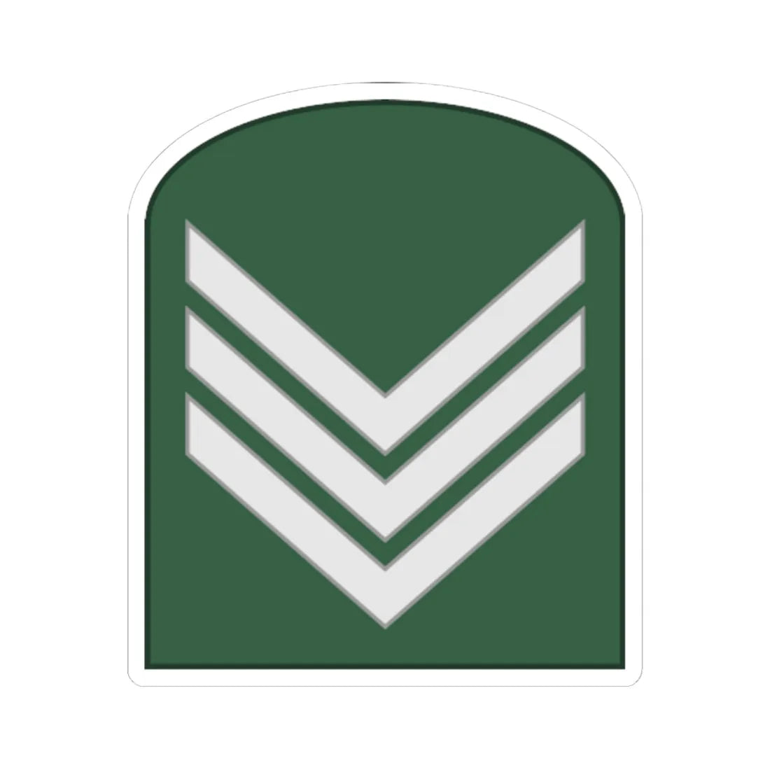 SouthKorea Army OR 4 1954 (Korea) (Military Rank) STICKER Vinyl Kiss-Cut Decal 6 Inch White - The Sticker Space