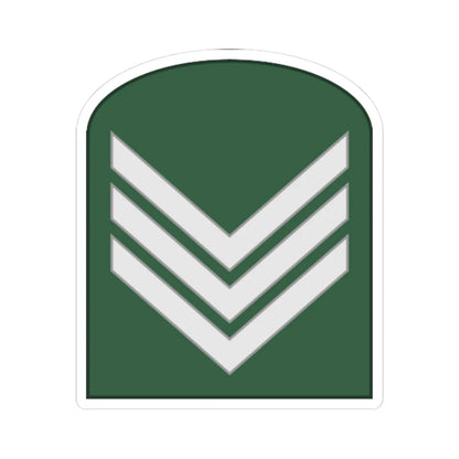 SouthKorea Army OR 4 1954 (Korea) (Military Rank) STICKER Vinyl Kiss-Cut Decal 6 Inch White - The Sticker Space