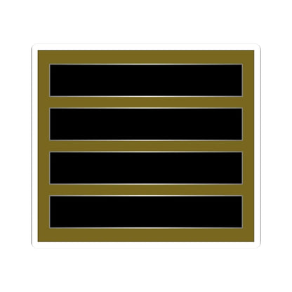 SouthKorea Army OR 4 (Korea) (Military Rank) STICKER Vinyl Kiss-Cut Decal 2 Inch White - The Sticker Space