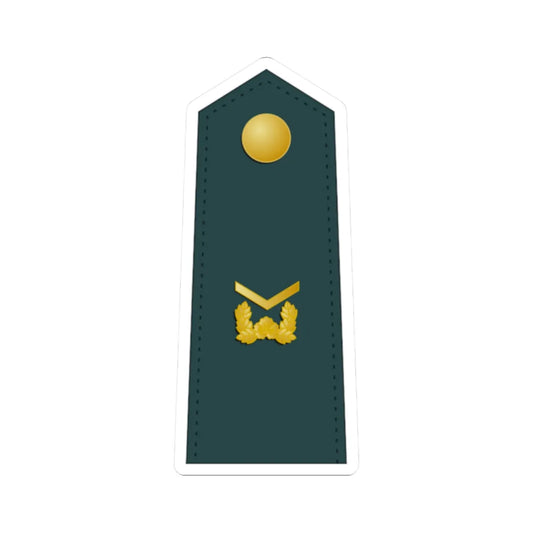 SouthKorea Army OR 5 (Korea) (Military Rank) STICKER Vinyl Kiss-Cut Decal 2 Inch White - The Sticker Space