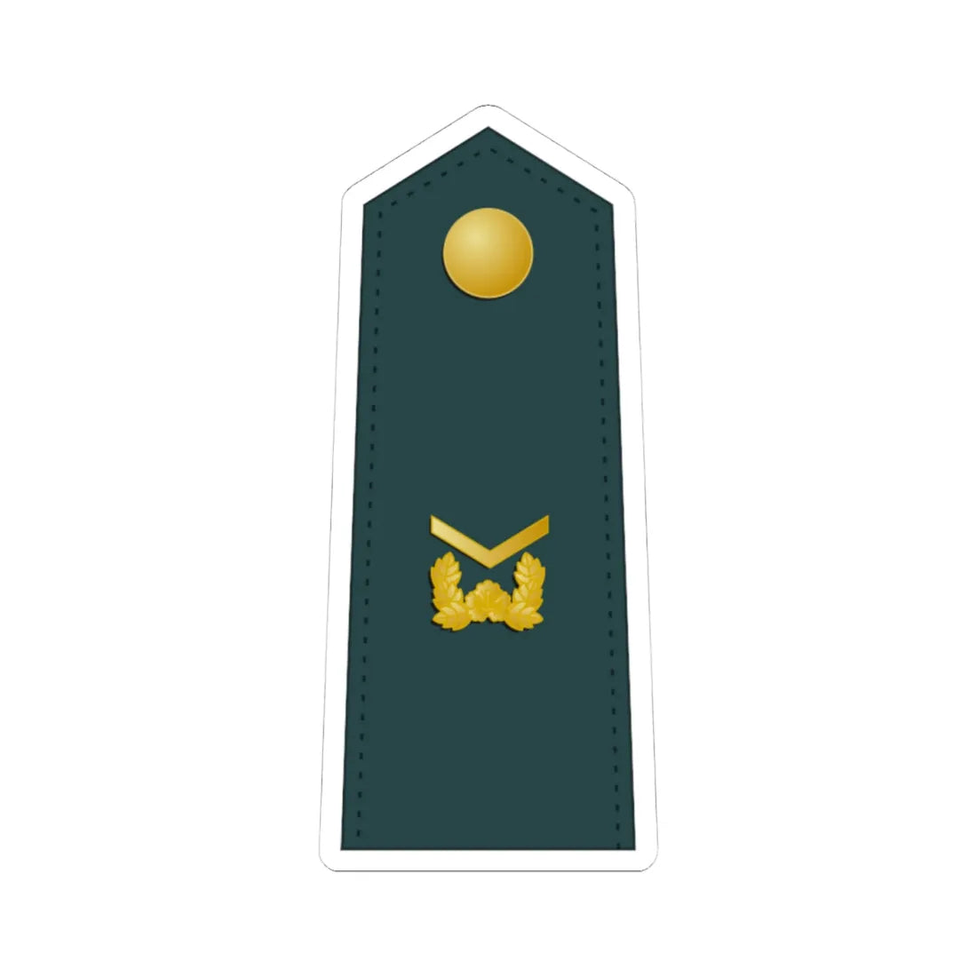 SouthKorea Army OR 5 (Korea) (Military Rank) STICKER Vinyl Kiss-Cut Decal 4 Inch White - The Sticker Space