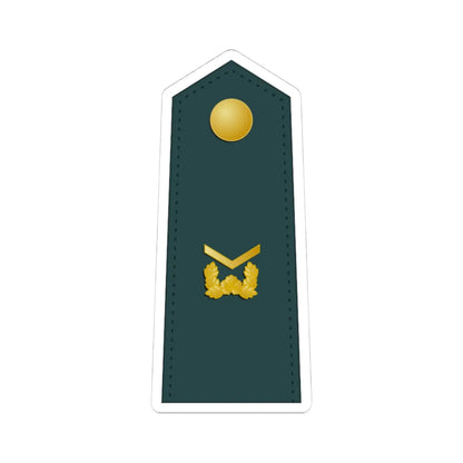 SouthKorea Army OR 5 (Korea) (Military Rank) STICKER Vinyl Kiss-Cut Decal 4 Inch White - The Sticker Space