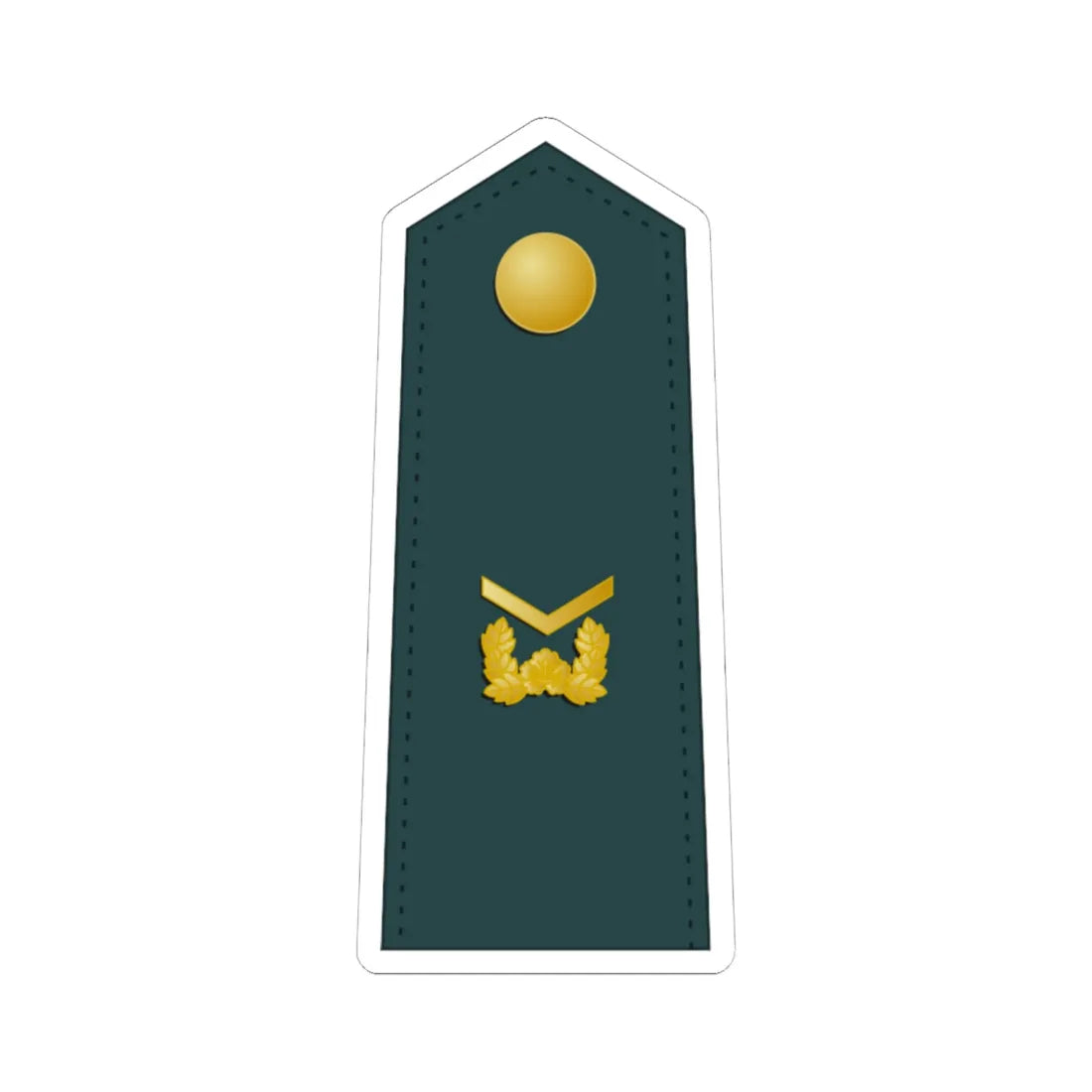 SouthKorea Army OR 5 (Korea) (Military Rank) STICKER Vinyl Kiss-Cut Decal 6 Inch White - The Sticker Space