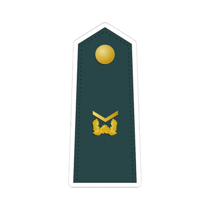 SouthKorea Army OR 5 (Korea) (Military Rank) STICKER Vinyl Kiss-Cut Decal 6 Inch White - The Sticker Space