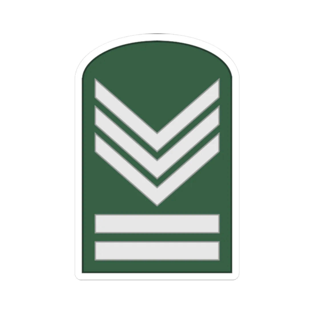 SouthKorea Army OR 6 1954 (Korea) (Military Rank) STICKER Vinyl Kiss-Cut Decal 2 Inch White - The Sticker Space