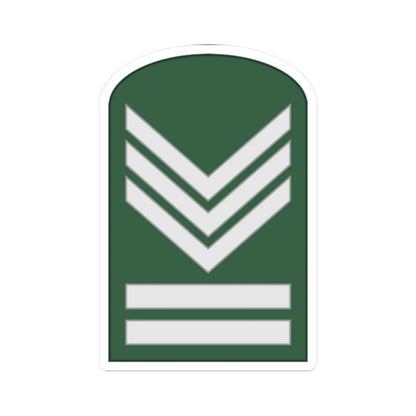 SouthKorea Army OR 6 1954 (Korea) (Military Rank) STICKER Vinyl Kiss-Cut Decal 2 Inch White - The Sticker Space