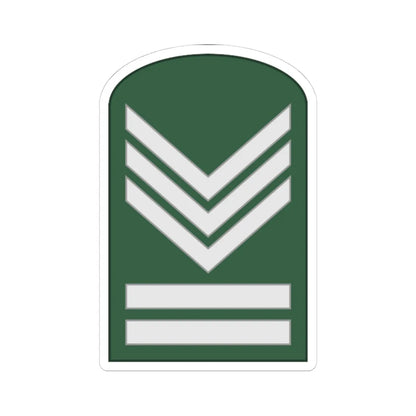 SouthKorea Army OR 6 1954 (Korea) (Military Rank) STICKER Vinyl Kiss-Cut Decal 4 Inch White - The Sticker Space