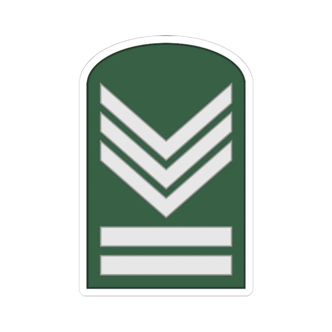 SouthKorea Army OR 6 1954 (Korea) (Military Rank) STICKER Vinyl Kiss-Cut Decal 6 Inch White - The Sticker Space
