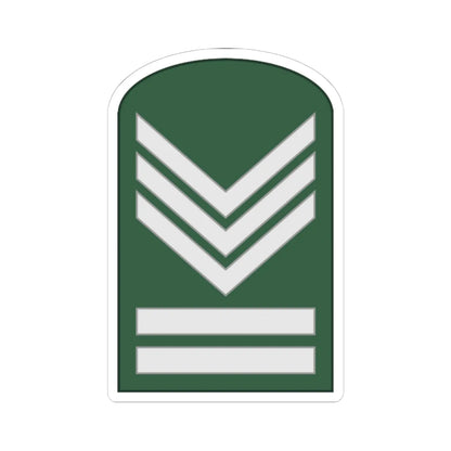 SouthKorea Army OR 6 1954 (Korea) (Military Rank) STICKER Vinyl Kiss-Cut Decal 6 Inch White - The Sticker Space