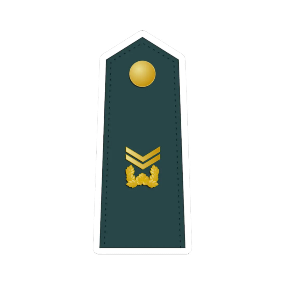 SouthKorea Army OR 6 (Korea) (Military Rank) STICKER Vinyl Kiss-Cut Decal 2 Inch White - The Sticker Space