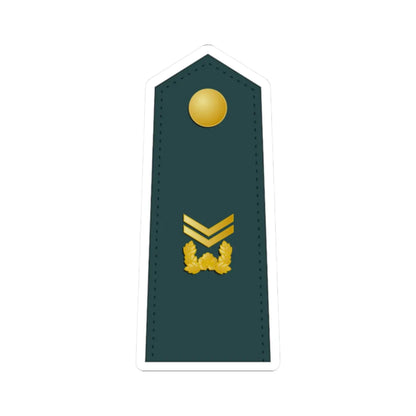 SouthKorea Army OR 6 (Korea) (Military Rank) STICKER Vinyl Kiss-Cut Decal 2 Inch White - The Sticker Space