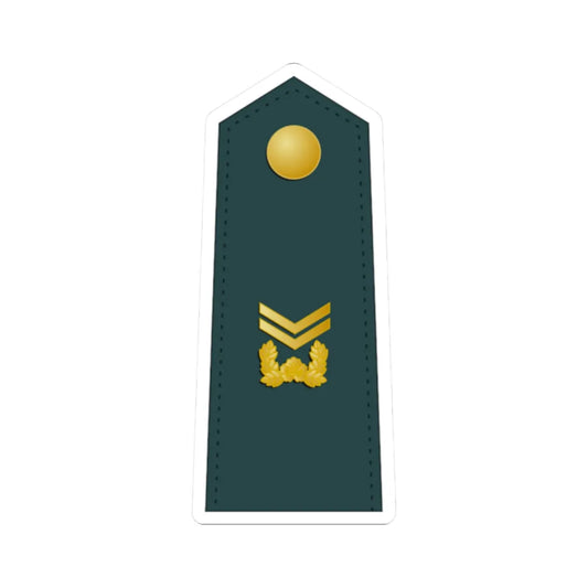 SouthKorea Army OR 6 (Korea) (Military Rank) STICKER Vinyl Kiss-Cut Decal 2 Inch White - The Sticker Space