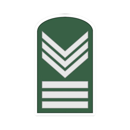 SouthKorea Army OR 7 1954 (Korea) (Military Rank) STICKER Vinyl Kiss-Cut Decal 2 Inch White - The Sticker Space