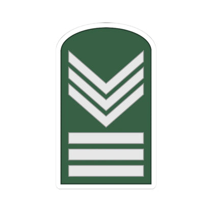 SouthKorea Army OR 7 1954 (Korea) (Military Rank) STICKER Vinyl Kiss-Cut Decal 3 Inch White - The Sticker Space