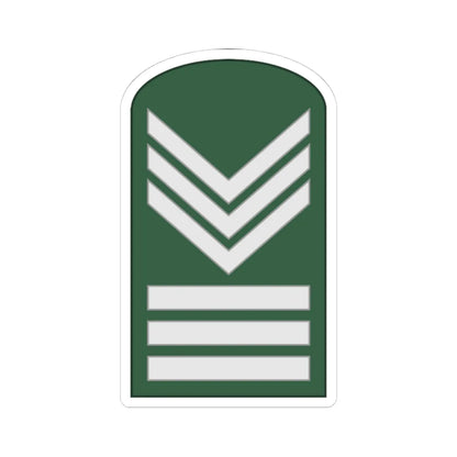 SouthKorea Army OR 7 1954 (Korea) (Military Rank) STICKER Vinyl Kiss-Cut Decal 4 Inch White - The Sticker Space