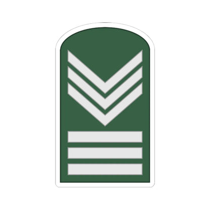 SouthKorea Army OR 7 1954 (Korea) (Military Rank) STICKER Vinyl Kiss-Cut Decal 6 Inch White - The Sticker Space