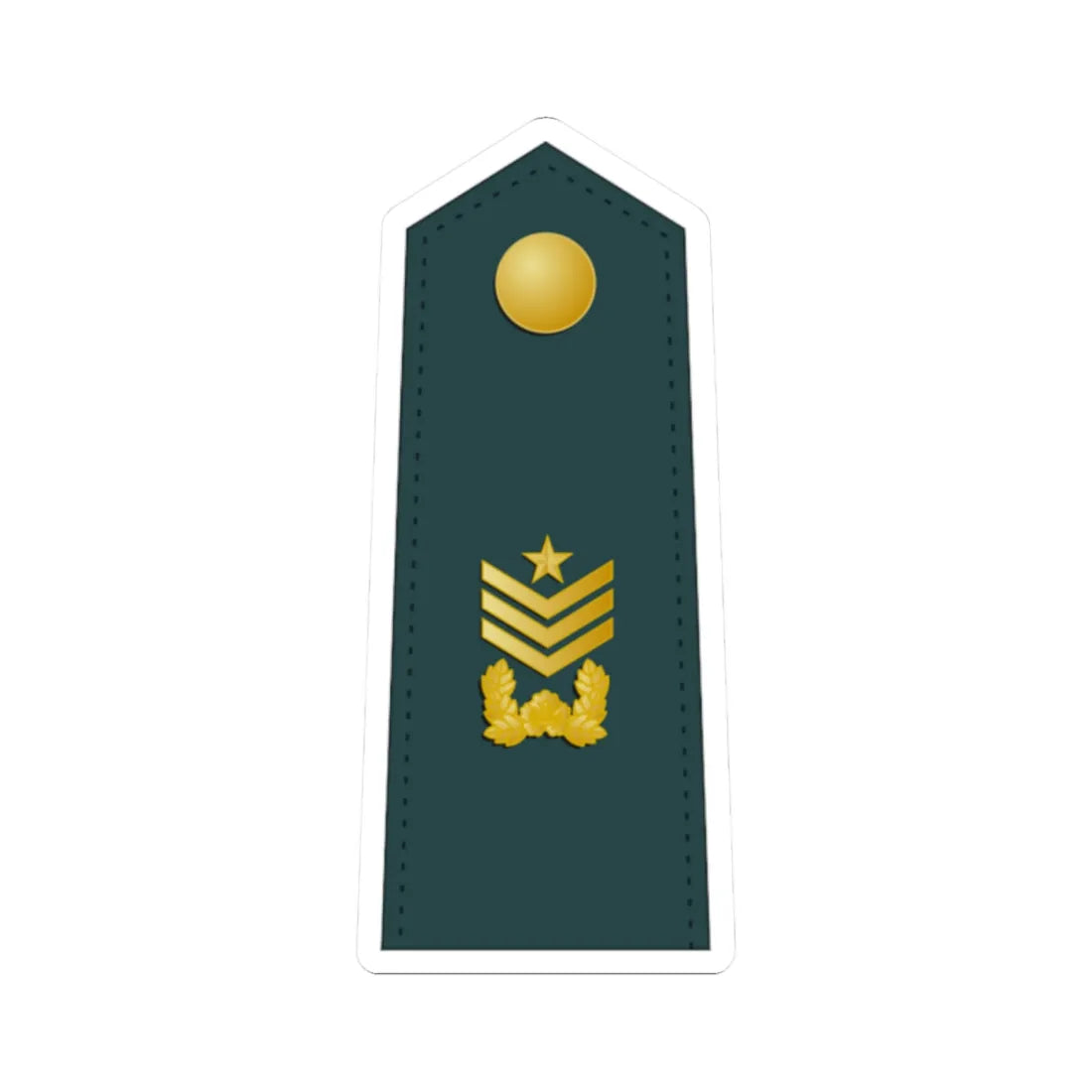 SouthKorea Army OR 8 (Korea) (Military Rank) STICKER Vinyl Kiss-Cut Decal 2 Inch White - The Sticker Space