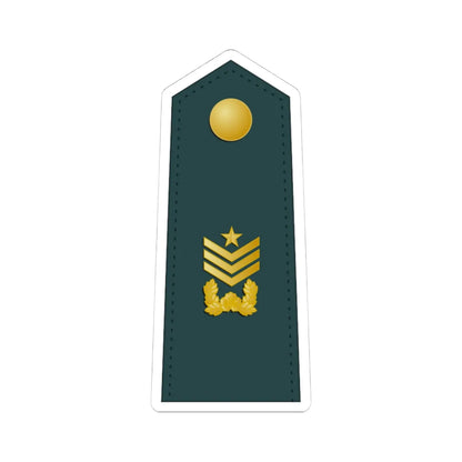 SouthKorea Army OR 8 (Korea) (Military Rank) STICKER Vinyl Kiss-Cut Decal 4 Inch White - The Sticker Space