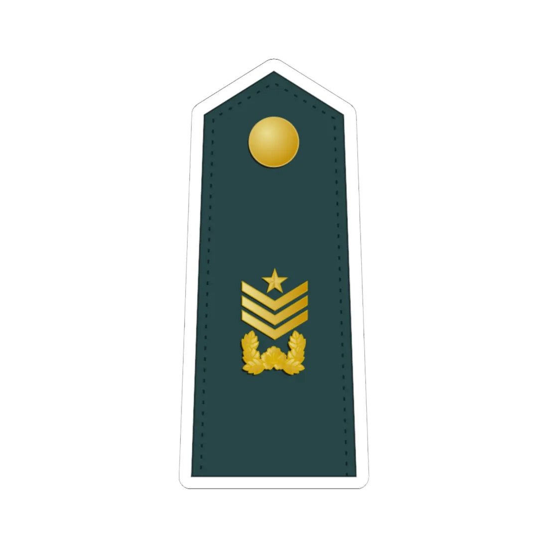 SouthKorea Army OR 8 (Korea) (Military Rank) STICKER Vinyl Kiss-Cut Decal 6 Inch White - The Sticker Space