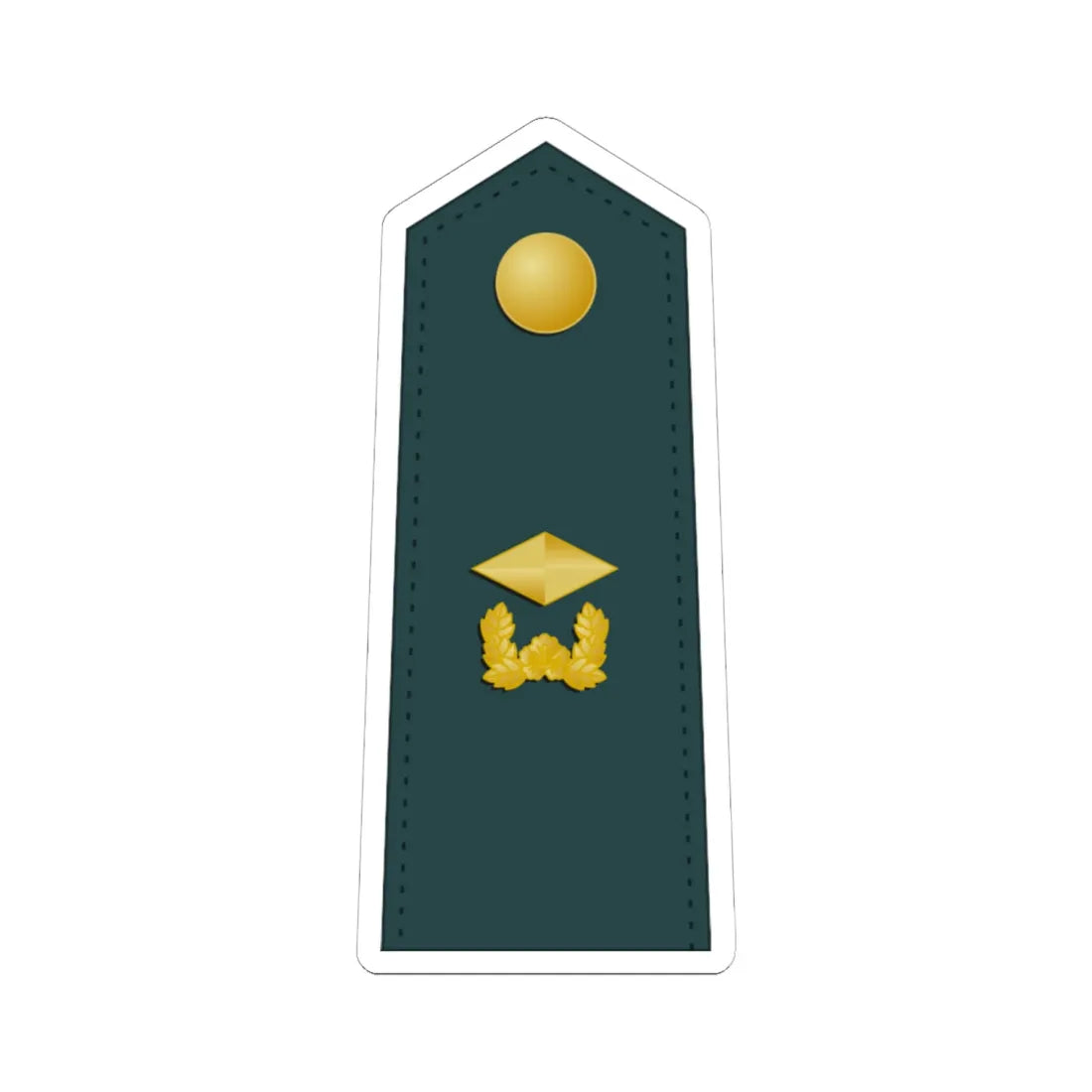 SouthKorea Army WO (Korea) (Military Rank) STICKER Vinyl Kiss-Cut Decal 6 Inch White - The Sticker Space