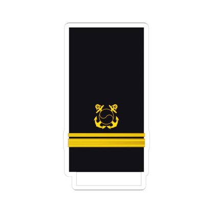 SouthKorea Navy OF 1b sleeve (Korea) (Military Rank) STICKER Vinyl Kiss-Cut Decal 4 Inch White - The Sticker Space