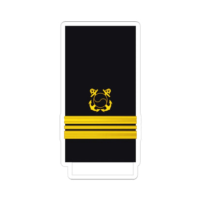 SouthKorea Navy OF 3 sleeve (Korea) (Military Rank) STICKER Vinyl Kiss-Cut Decal 6 Inch White - The Sticker Space