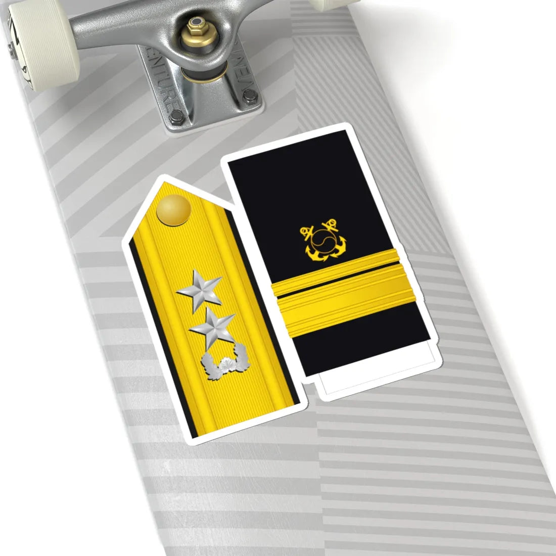 SouthKorea Navy OF 7 (Korea) (Military Rank) STICKER Vinyl Kiss-Cut Decal - The Sticker Space