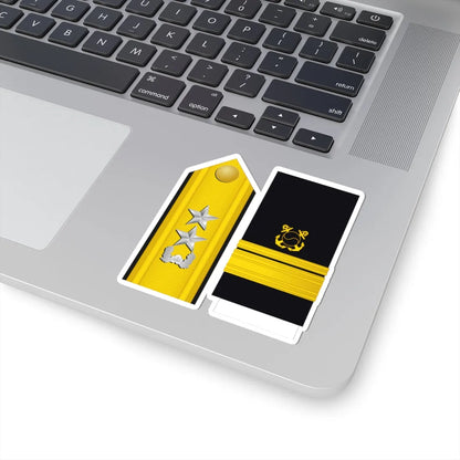 SouthKorea Navy OF 7 (Korea) (Military Rank) STICKER Vinyl Kiss-Cut Decal - The Sticker Space