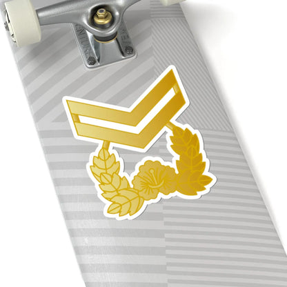 SouthKorea Navy OR 7 (Korea) (Military Rank) STICKER Vinyl Kiss-Cut Decal - The Sticker Space