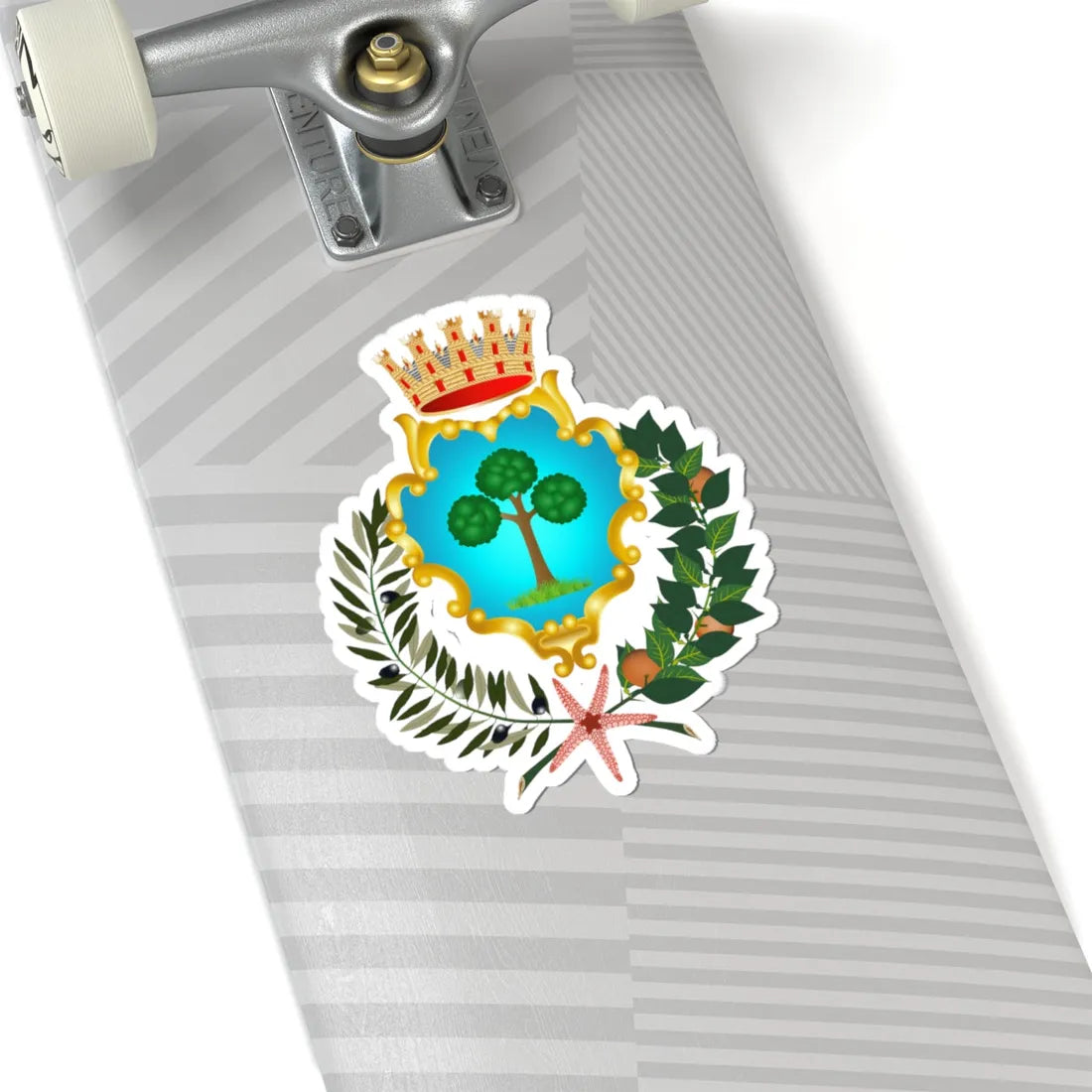 SoveratoCoA (Italy) (Coat of Arms) STICKER Vinyl Kiss-Cut Decal - The Sticker Space