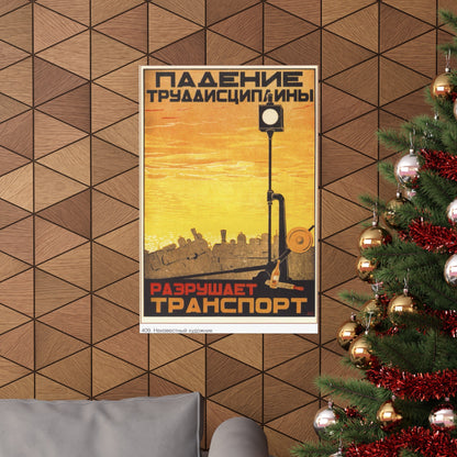 Soviet Era Poster 101 - Paper Poster-The Sticker Space