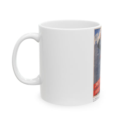 Soviet Era Poster 103 - White Coffee Mug-The Sticker Space