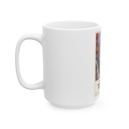 Soviet Era Poster 110 - White Coffee Mug-The Sticker Space