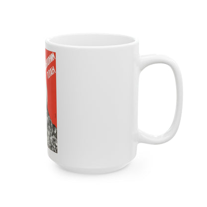 Soviet Era Poster 112 - White Coffee Mug-The Sticker Space