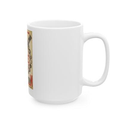 Soviet Era Poster 116 - White Coffee Mug-The Sticker Space