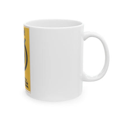 Soviet Era Poster 145 - White Coffee Mug-The Sticker Space