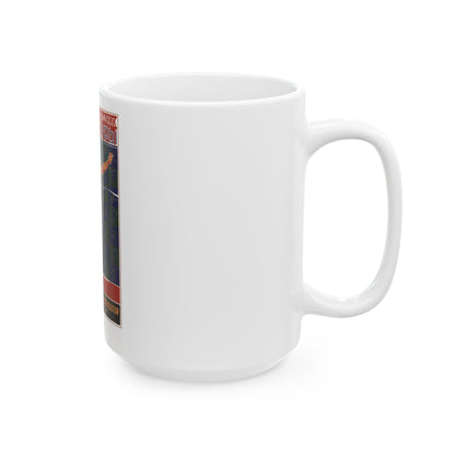 Soviet Era Poster 148 - White Coffee Mug-The Sticker Space