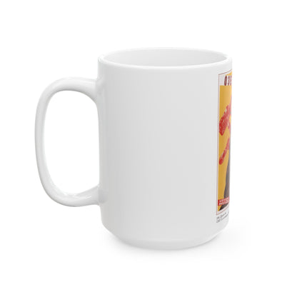 Soviet Era Poster 151 - White Coffee Mug-The Sticker Space