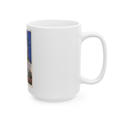 Soviet Era Poster 152 - White Coffee Mug-The Sticker Space