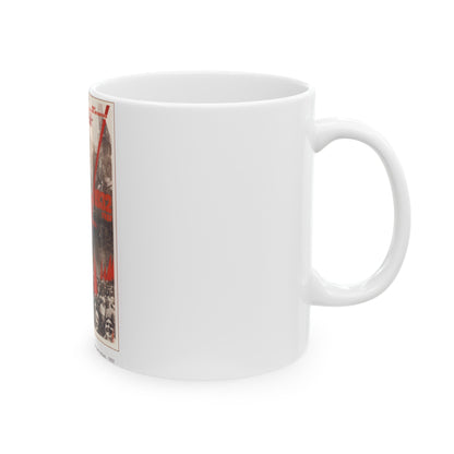 Soviet Era Poster 153 - White Coffee Mug-The Sticker Space