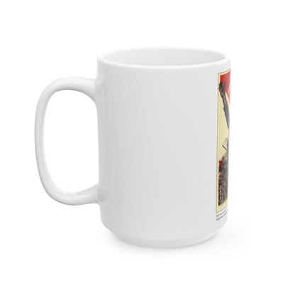 Soviet Era Poster 154 - White Coffee Mug-The Sticker Space