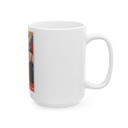 Soviet Era Poster 156 - White Coffee Mug-The Sticker Space