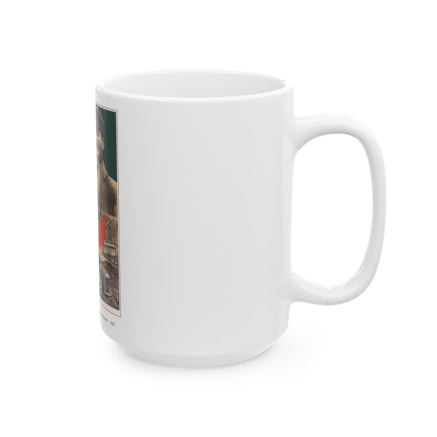 Soviet Era Poster 158 - White Coffee Mug-The Sticker Space